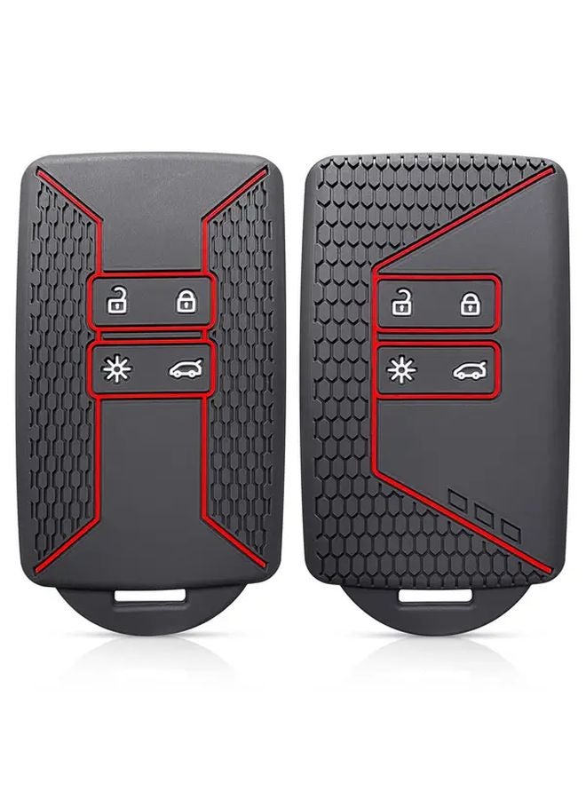 Black Key Case Cover For Renault Captur Arkana Kadjar Koleos Megane Austral Zoe Clio Dacia Sandero - Image 3